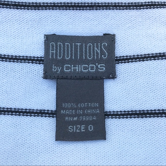 3 for 15 Chico’s Striped Shirt - Picture 4 of 6